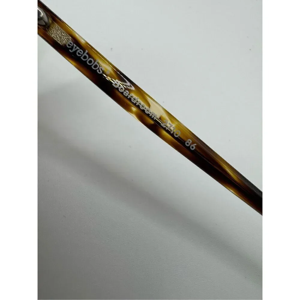 eyebobs Boardroom eyeglass frames brown pattern new without case